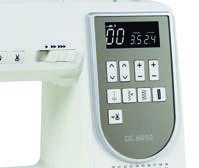 DC6050 LCD and sewing controls