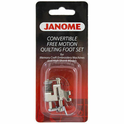 Janome Convertible Free Motion Quilting Foot Set - High Shank