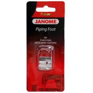 Janome 9mm Piping Foot Blister Packaging