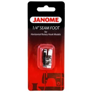 Janome Quarter Inch Seam Foot 200 008 107 Blister Packaging