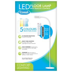 Triumph LED Floor Lamp with Remote Control