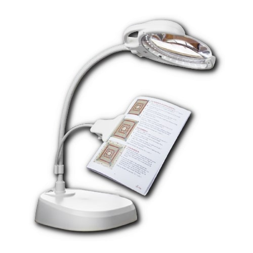 Triumph LED Rechargeable Magnifying Lamp with Clip Arm