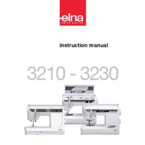 Instruction Manual - Elna EL3210-3230 Jeans Front-Page