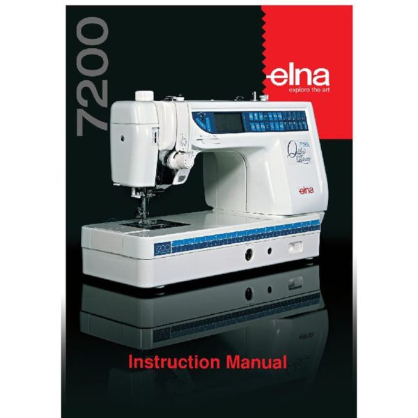 Instruction Manual - Elna 7200 Front-Page