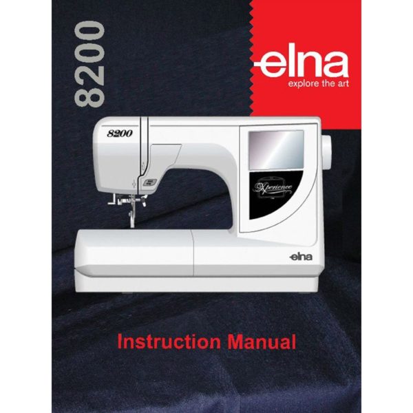 Instruction Manual - Elna 8200 Front-Page