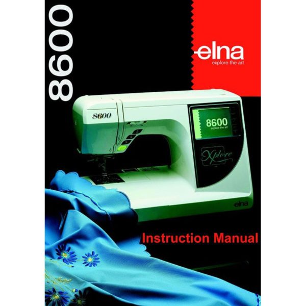 Instruction Manual - Elna 8600 Front-Page