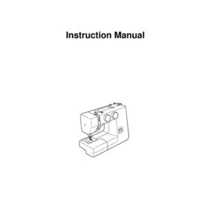 Instruction Manual - Elna EL1000, EL2000, & Sew Fun Front-Page