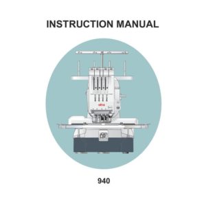 Instruction Manual - Elna EL940PRO Front-Page