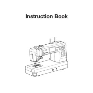 Instruction Manual - Elna Elnita EF72 Front-Page
