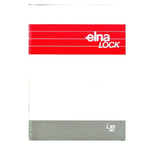 Instruction Manual - Elna LOCK L4 Front-Page